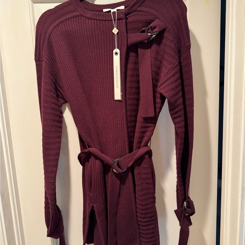 Jonathan Simkhai Deep Burgundy cardigan